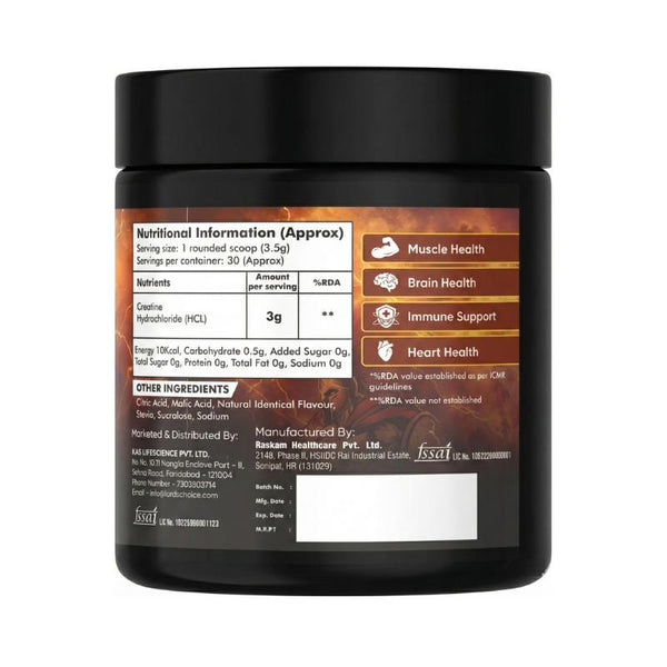 Lords Choice Creatine HCL - ICE COLA Flavour | Fuel for the Rulers