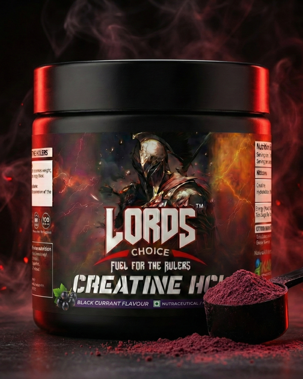 Lords Choice Creatine HCl- BLACK CURRANT Flavour | Fuel for the rulers